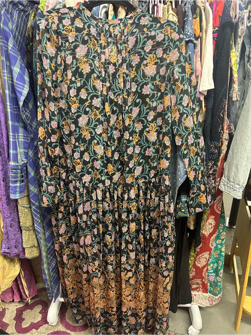 NWT Free People See It Through Maxi Dress - Picture 5 of 8